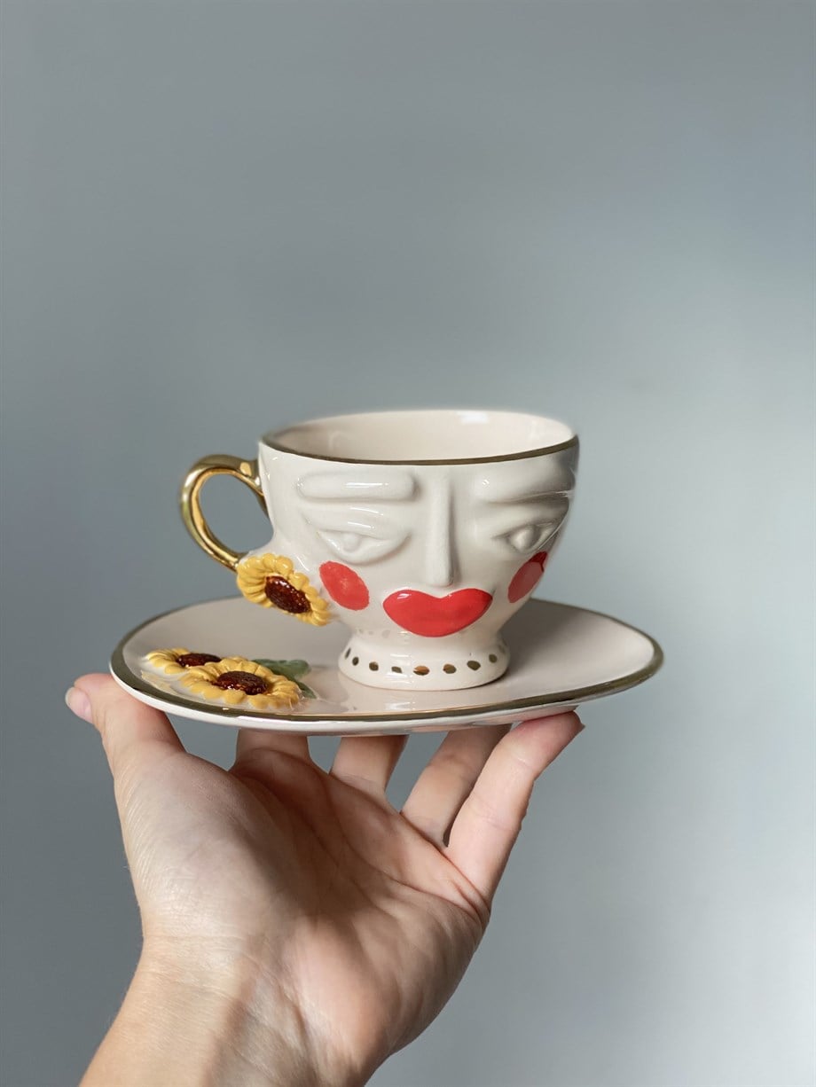 Sunflower Çay Fincanı