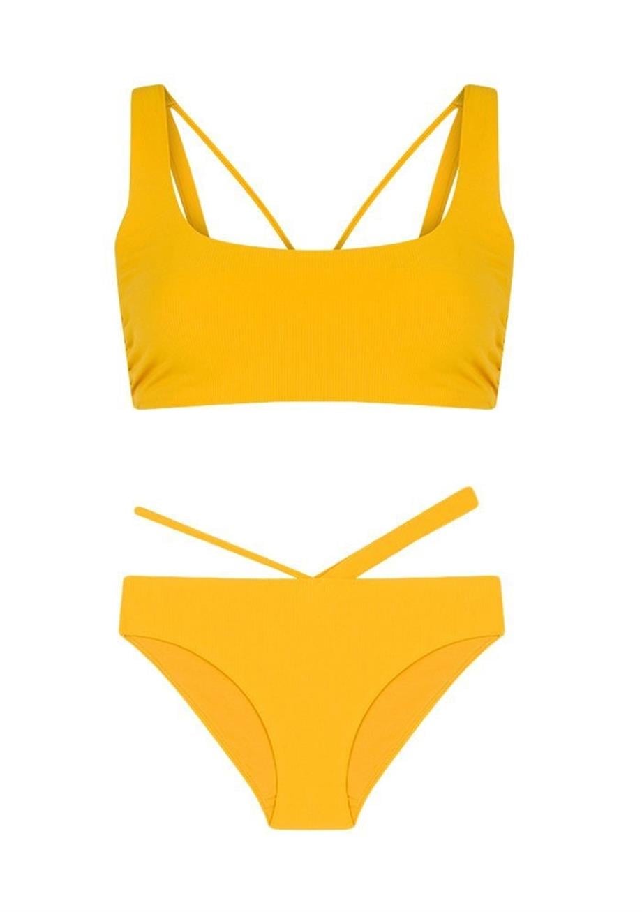 Bright  Side Crop Bikini Üstü