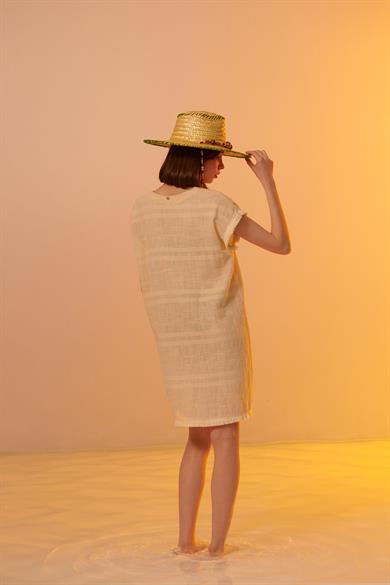 Brigitte Mini Dress Cream