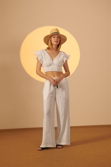 Brigitte Tee Top White
