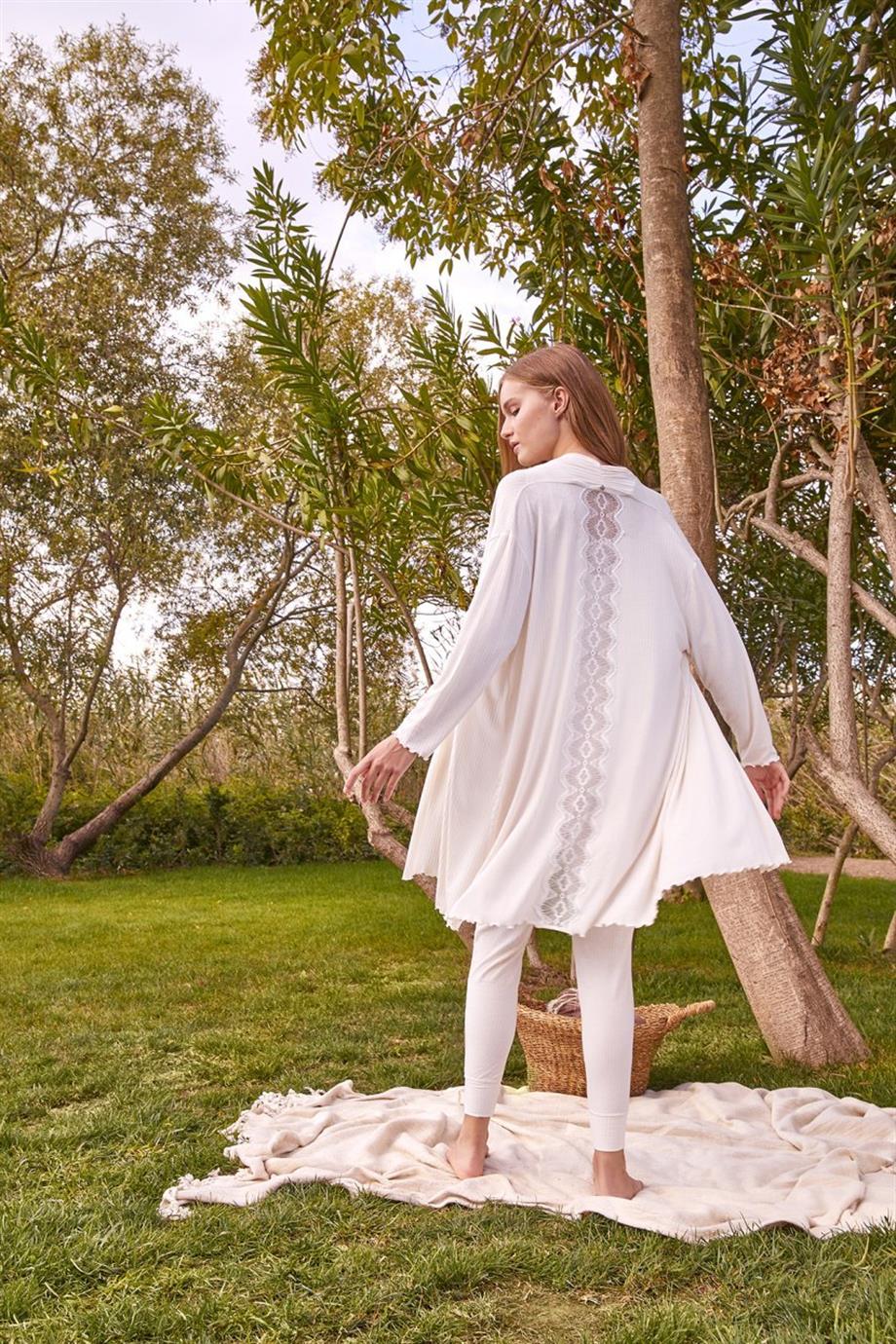 Dahlia Hoodie Off White