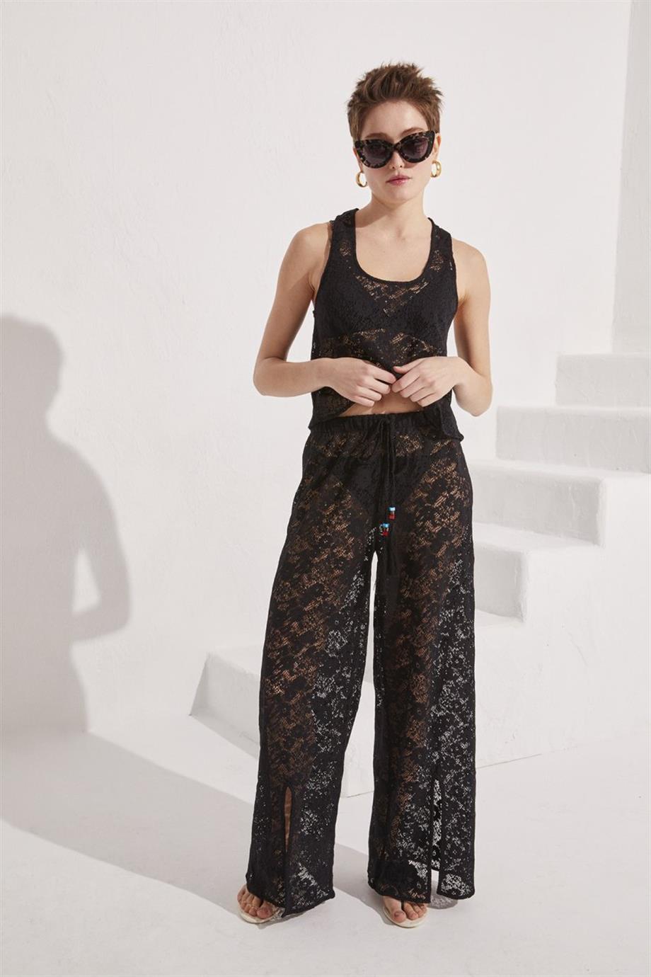 DREAM LACE Pants Black
