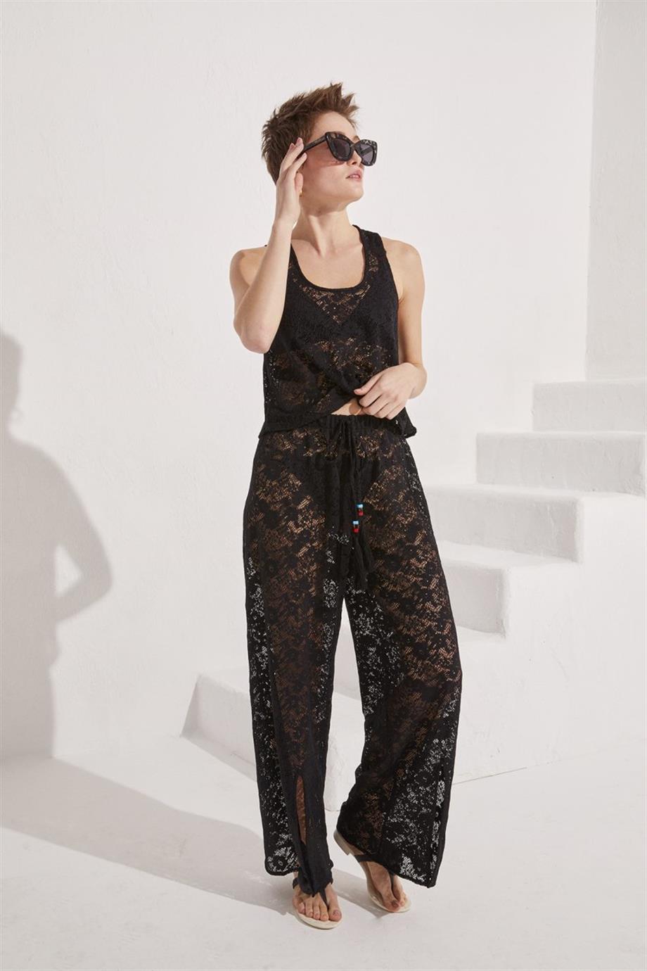 DREAM LACE Pants Black