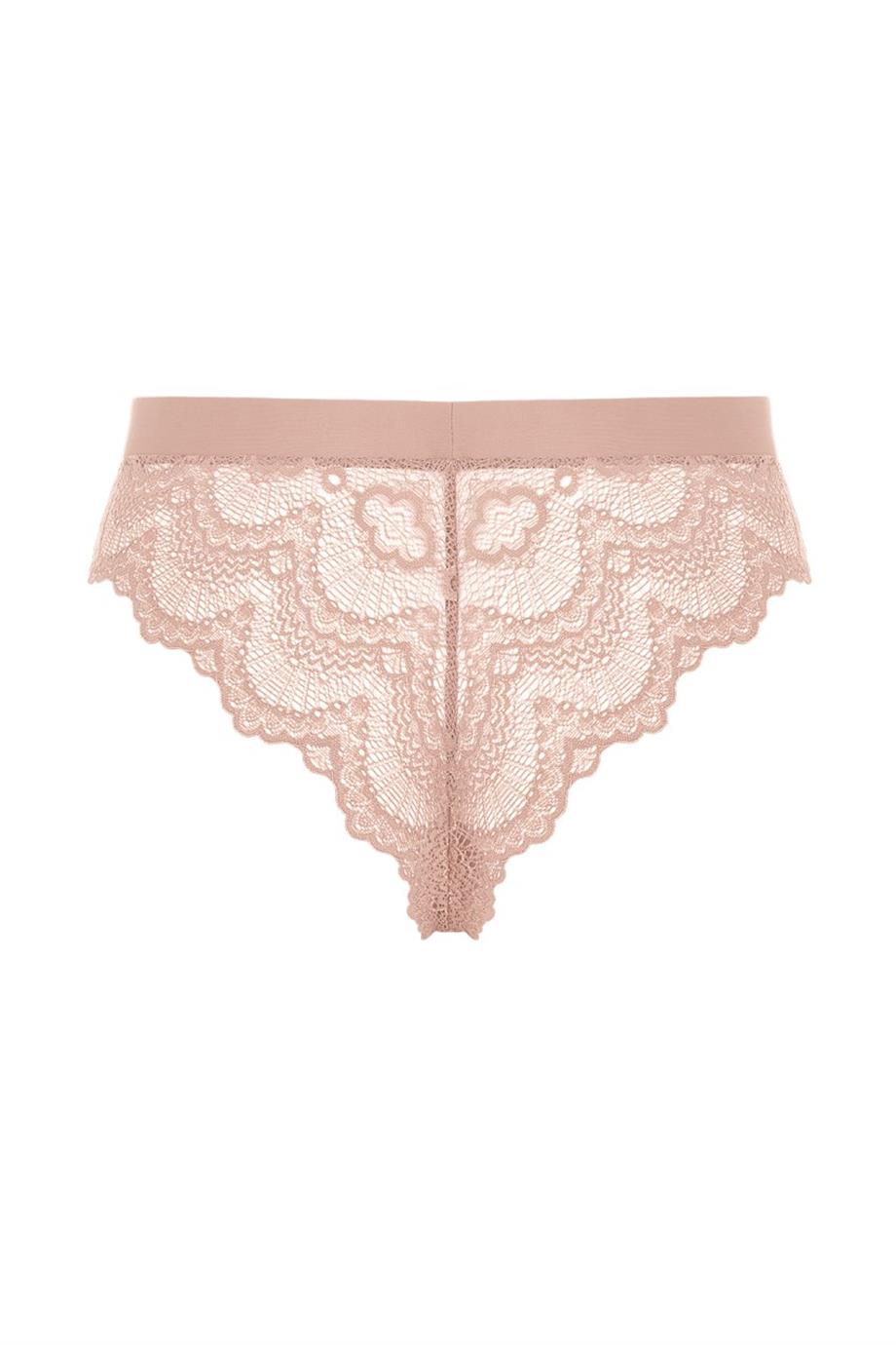 Flame Brazilian Bottom Nude Pink