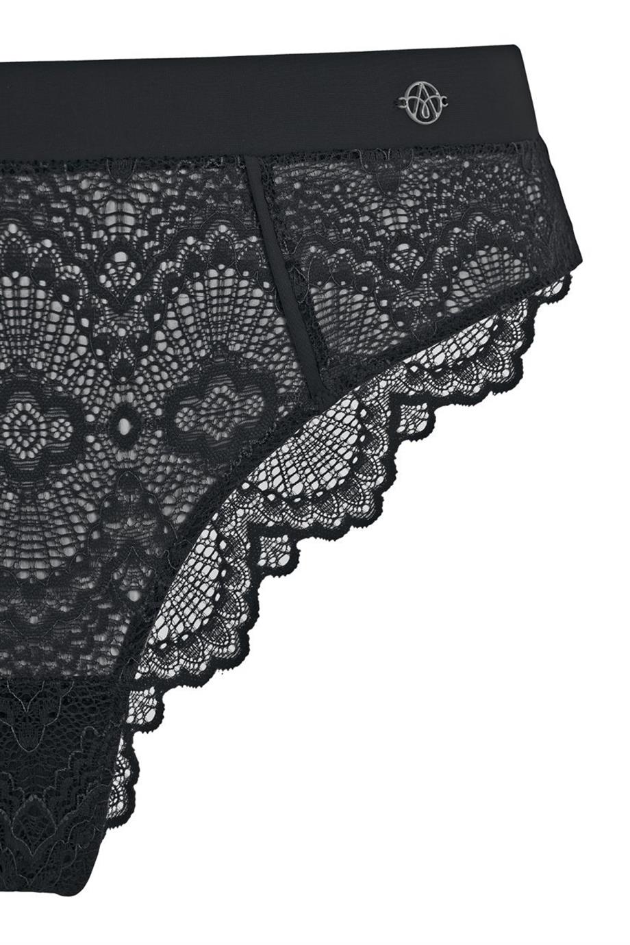 Flame Brazilian Bottom Black
