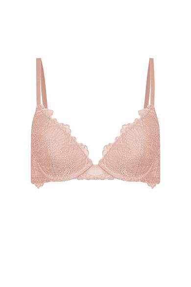 Flame Push Up Top Nude Pink     