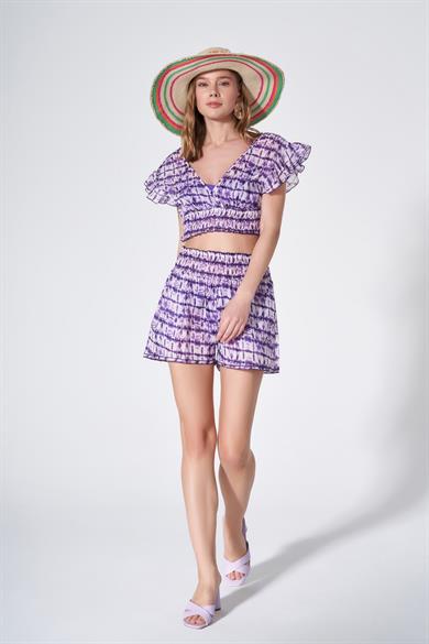 Frida Short Purple