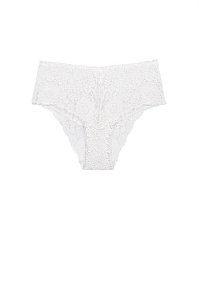 Gıiselle High Waist Briefs Ecru