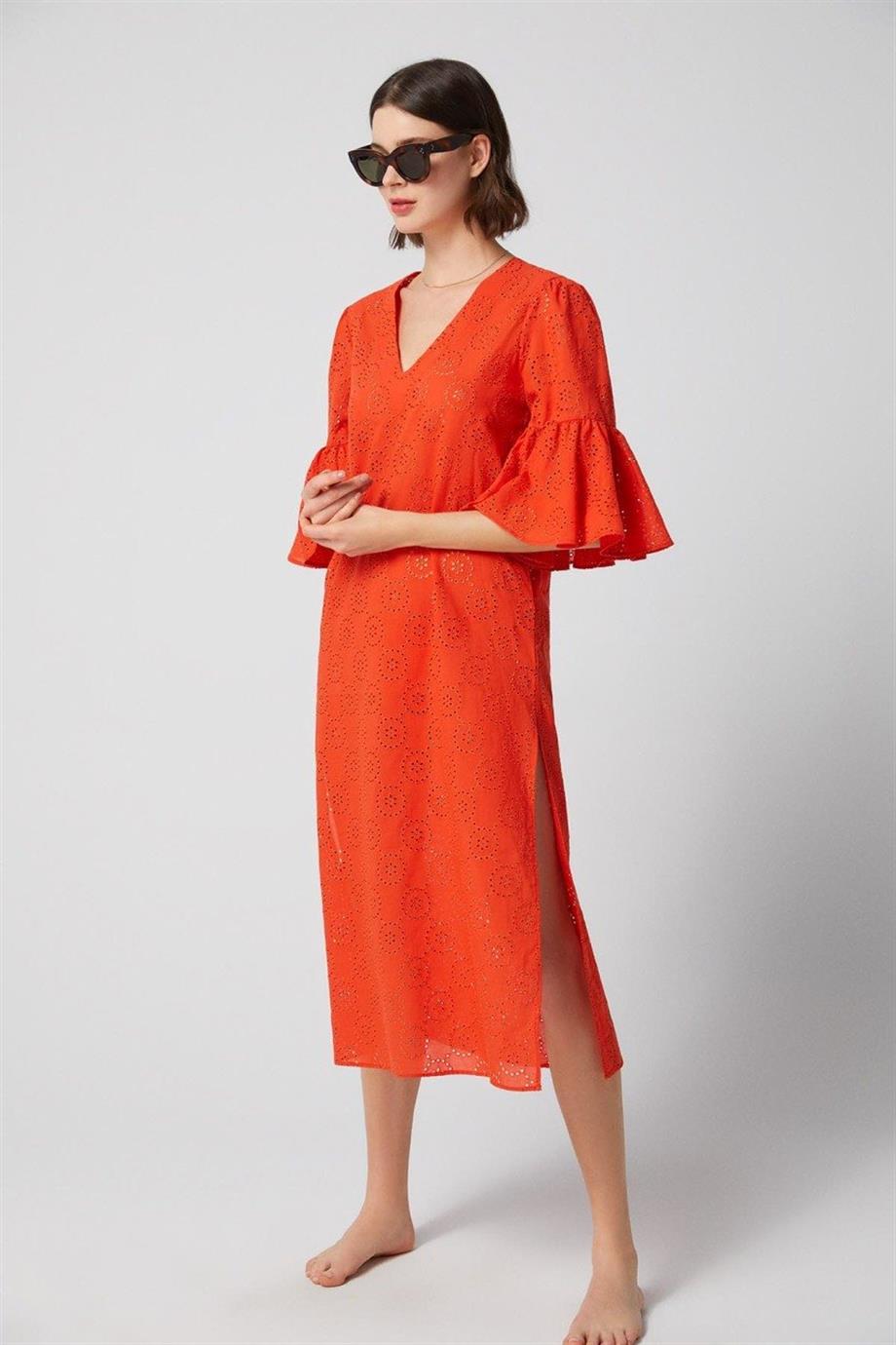 Embroidery Palau Maxi Dress