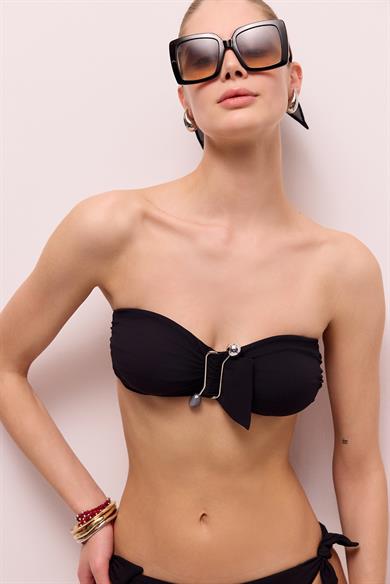 Hematite Bandeau Top