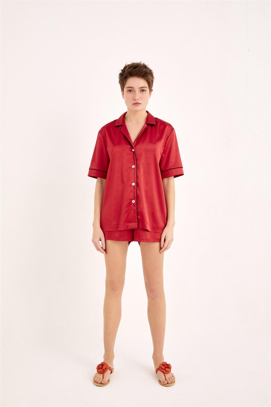 Maresias Shirt Claret Red