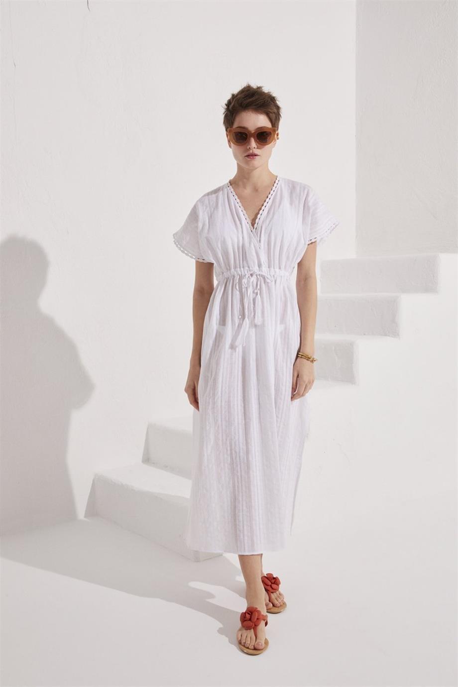 Muscha Long Dress White
