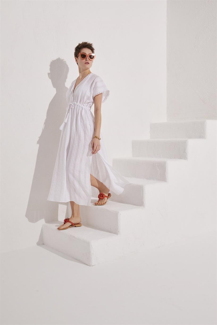 Muscha Long Dress White