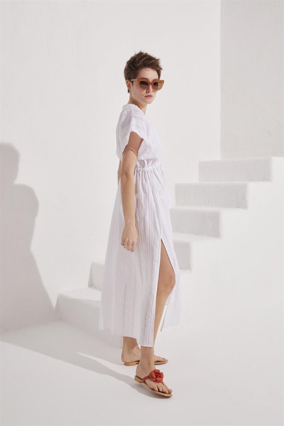 Muscha Long Dress White