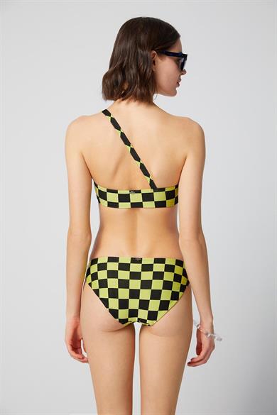 Sixties Refresh Tek Omuz Bikini Üstü