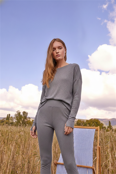 Ultra Comfort Long Sleeve  Grey