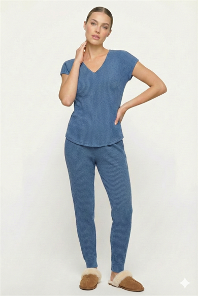 Ultra Comfort  V-shirt Stormy 