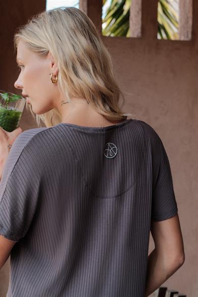 Ultra Comfort  V-Shirt Anthracite