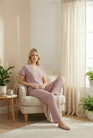 Ultra Comfort V-Shirt Pink
