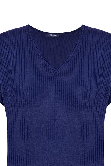 Ultra Comfort V-Shirt Navy Blue
