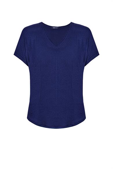 Ultra Comfort V-Shirt Navy Blue