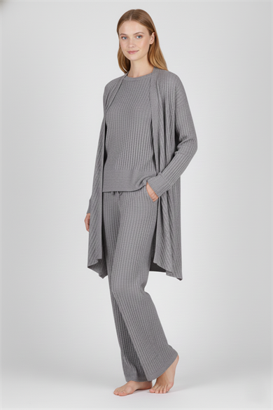 Winter  Loungewear Hoodie Grey