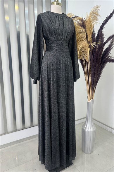 Adel Tesettür Abiye Antrasit