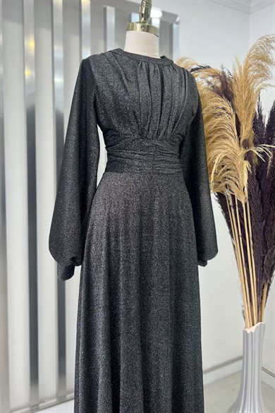 Adel Tesettür Abiye Antrasit