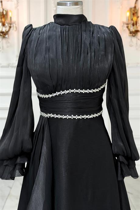 Alize Tesettür Abiye Siyah