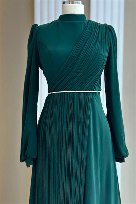 Arin Tesettür Abiye Zümrüt