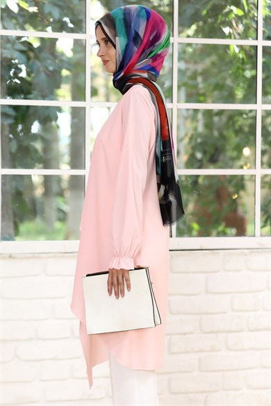 Arya Tesettür Tunik Pudra