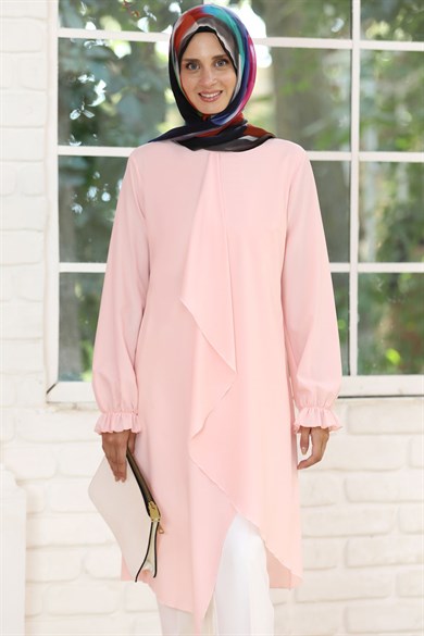 Arya Tesettür Tunik Pudra