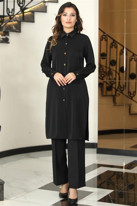 Asrın Tesettür Tunik Siyah