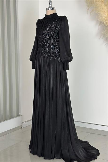 Astoria Tesettür Abiye Siyah