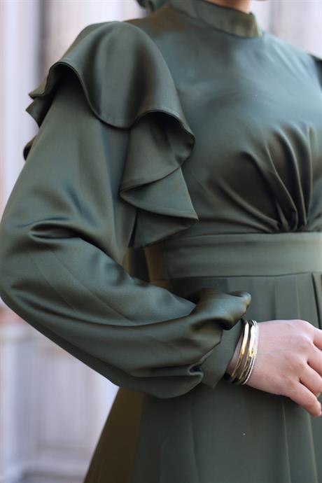 Berrak Tesettür Abiye Zümrüt