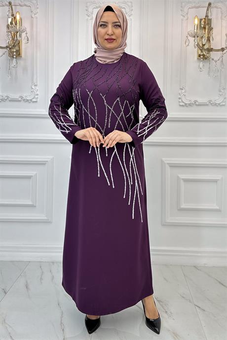 Berrin Tesettür Abiye Mürdüm