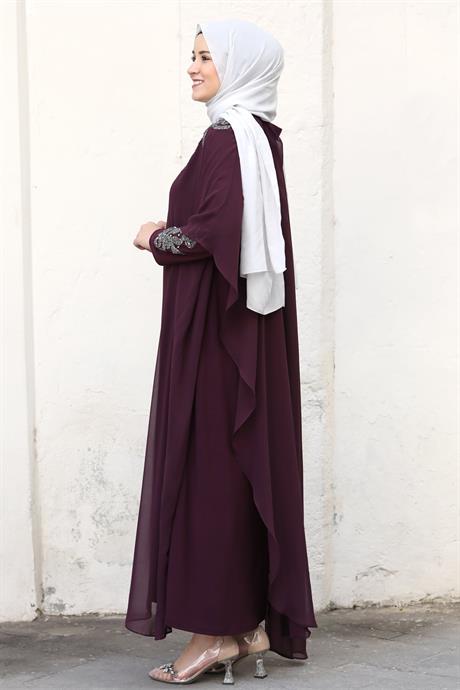Beste Tesettür Elbise Mürdüm