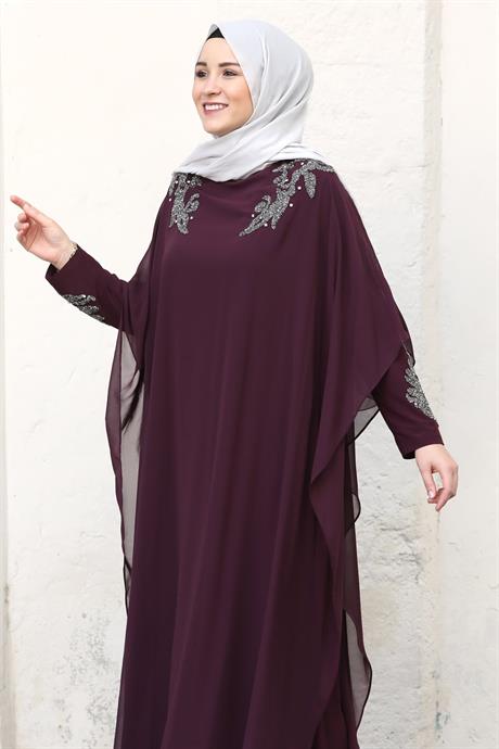 Beste Tesettür Elbise Mürdüm