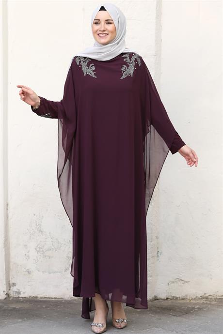 Beste Tesettür Elbise Mürdüm