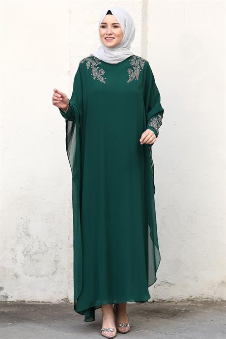 Beste Tesettür Elbise Zümrüt