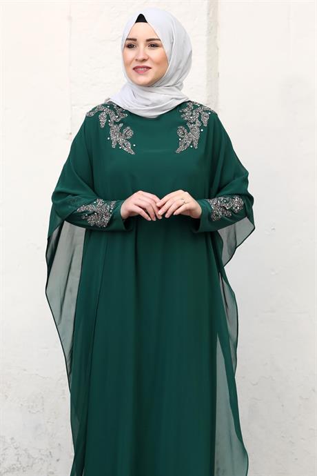Beste Tesettür Elbise Zümrüt