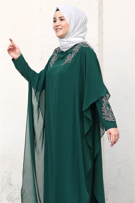Beste Tesettür Elbise Zümrüt