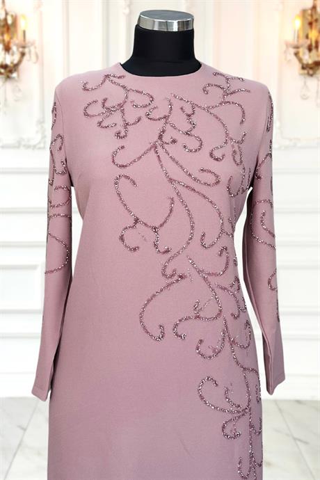 Cansu Tesettür Abiye Pudra