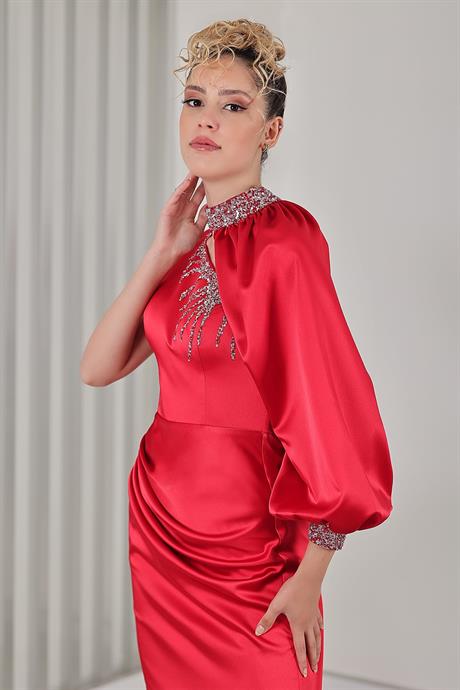 Carla Abiye Kırmızı