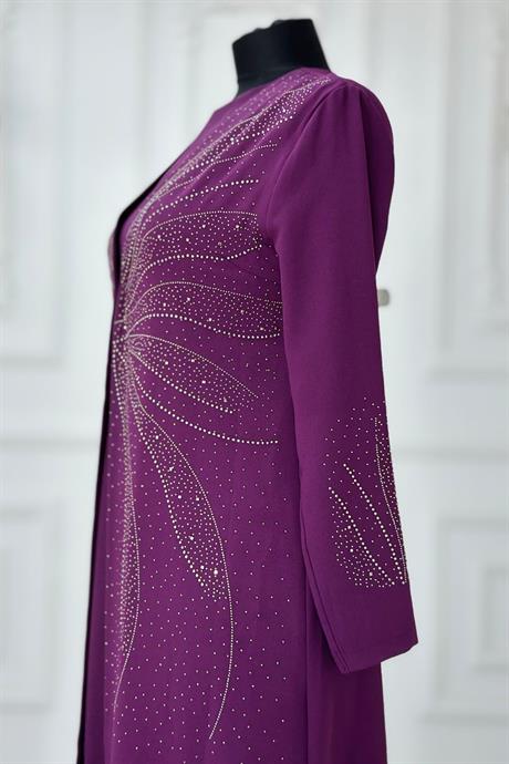 Ceren Tesettür Abiye Mürdüm