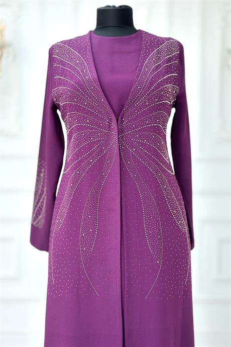 Ceren Tesettür Abiye Mürdüm