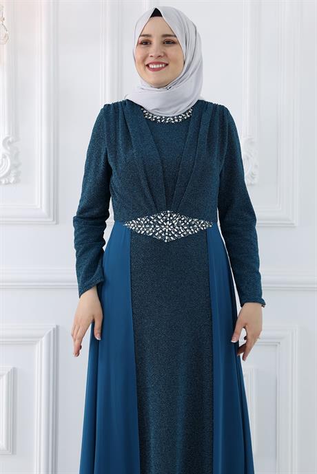 Cevher Tesettür Abiye Petrol