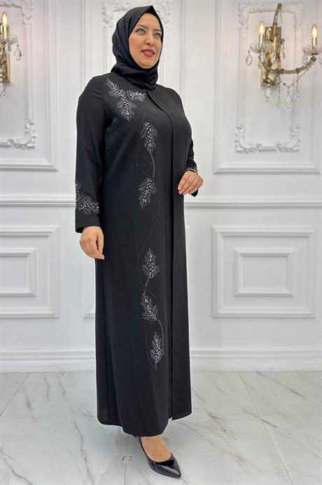 Çiğdem Tesettür Abiye Siyah