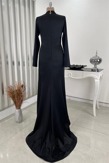 Deniz Tesettür Abiye Siyah