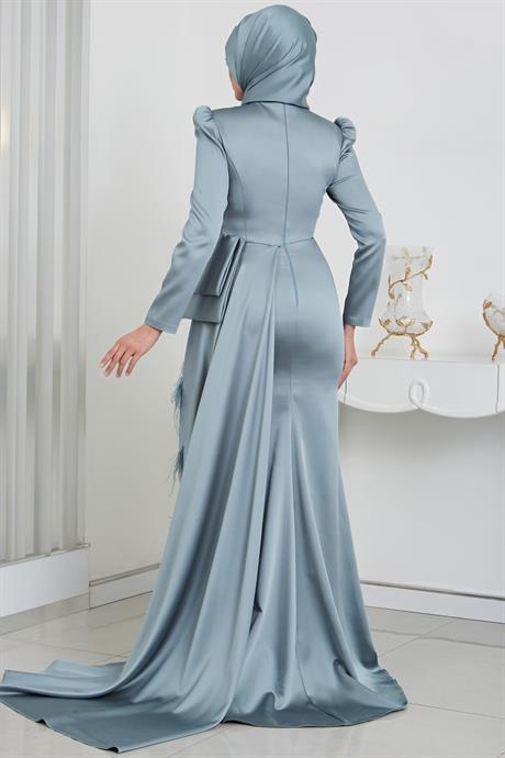 Dicle Tesettür Abiye Mint